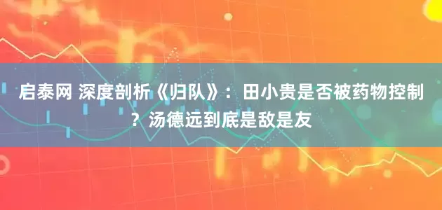 启泰网 深度剖析《归队》：田小贵是否被药物控制？汤德远到底是敌是友
